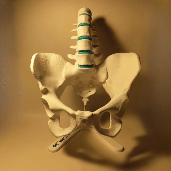 1 Modelo de Pelvis Ósea YOAM: Estudio de Anatomía Cadera y Pelvis