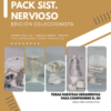 Kit anatómico interactivo con neurona maqueta y un modelo detallado para identificar el tronco del encefalo partes y la sinapsis en neuronas.