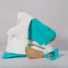 Herramienta de aprendizaje activo en blanco para explorar detalladamente las fosas nasales anatomia.