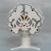 Representación del cerebro en maqueta, versión coleccionista con acabados realistas a color